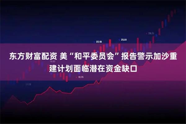 东方财富配资 美“和平委员会”报告警示加沙重建计划面临潜在资金缺口