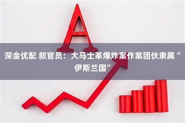 深金优配 叙官员：大马士革爆炸案作案团伙隶属“伊斯兰国”